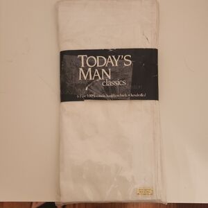 Today's Man Classics White Handkerchiefs